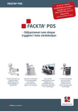 fackta® pos - EG Sverige AB