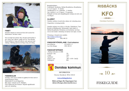 Risbäck KFO - Jakt och Fiske i Södra Lappland