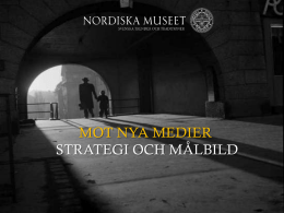 Nordiska museets strategi