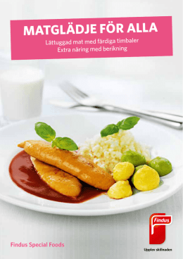 broschyren Matglädje för alla