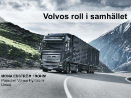 Volvos roll i samhället