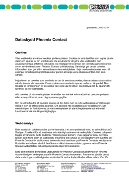 Dataskydd Phoenix Contact [PDF, 41 KB]