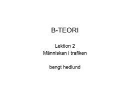 B-TEORI - Bengt Hedlund