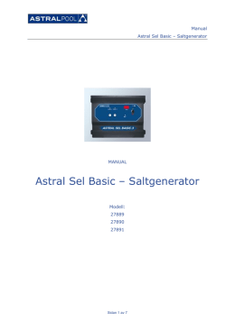 Astral Sel Basic – Saltgenerator