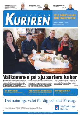 Nummer 1 2014 - Affarskuriren.se