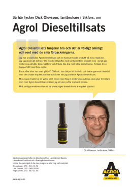 Agrol Dieseltillsats