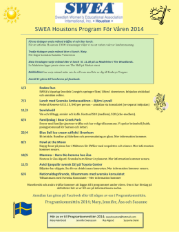 Program Våren 2014