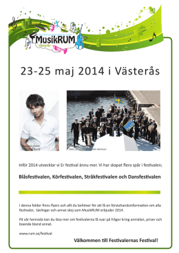 23-25 maj 2014 i Västerås