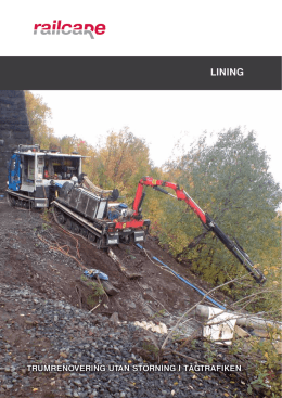 Railcare Lining folder (SWE)