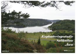 Exploateringsstudie Saltk&auml;llan &Aring;sen