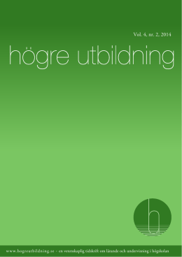 Vol. 4, nr. 2, 2014 - Universitetet i Bergen