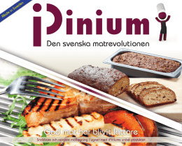 Den svenska matrevolutionen