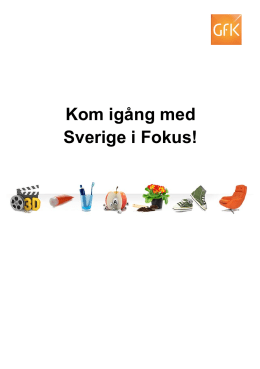 Kom igång med Sverige i Fokus!