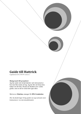 Guide till Hattrick - Hattrick
