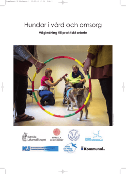 Hundar i vård och omsorg – vägledning till praktiskt arbete (pdf)