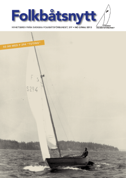50 år med F 294 ``tuting`` - Svenska Folkbåtsförbundet