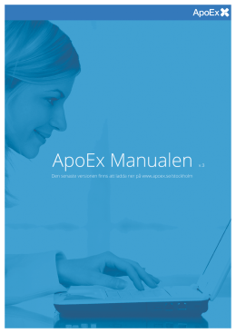 ApoEx manualen