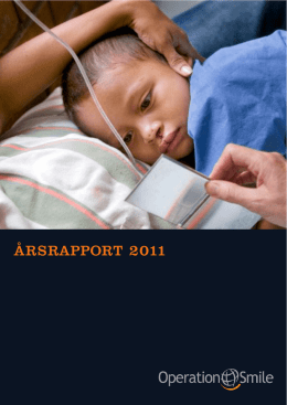 ÅRSRAPPORT 2011 - Operation Smile