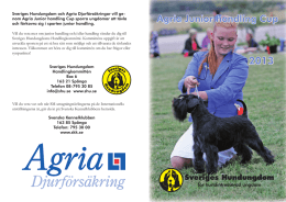 Agria Junior handling Cup