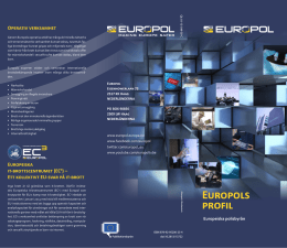 Europols profil Europeiska polisbyrån