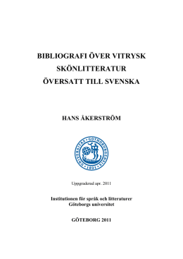 Bibliografi över vitrysk skönlitteratur översatt till svenska