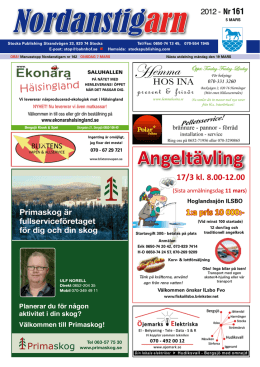 Angeltävling - Stocka Publishing