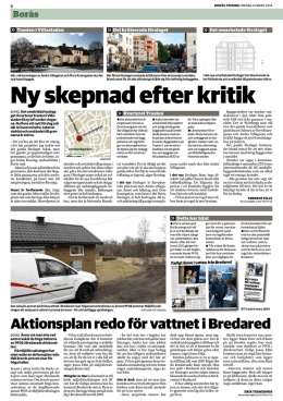 Pressklipp från Borås Tidning