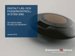 digitalt lås - SimonsVoss technologies