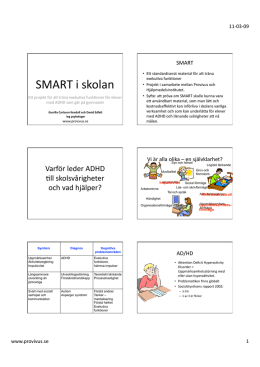 VT 11 SMART-föreläsning åhörarkopior.pptx