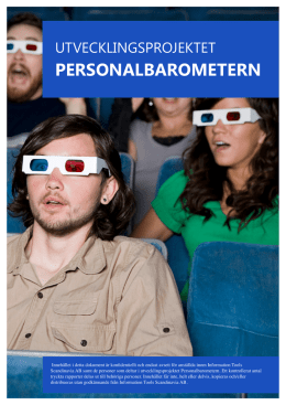 PERSONALBAROMETERN - Information Tools Scandinavia
