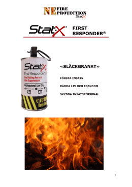 släckgranat - NE Fire Protection AB