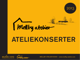 ATELIEKONSERTER - Mellby Atelier