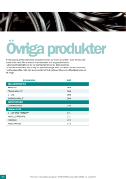 Övriga produkter, Produktkatalog 2014 (294 kB,pdf)