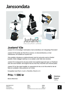 Justand V2 - Janssondata