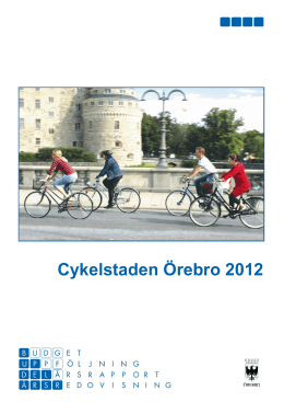 Cykelbokslut - Cykelstaden Örebro 2012