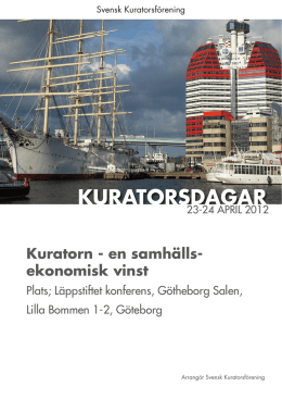 Kuratorsdagar2012 - Svensk Kuratorsförening