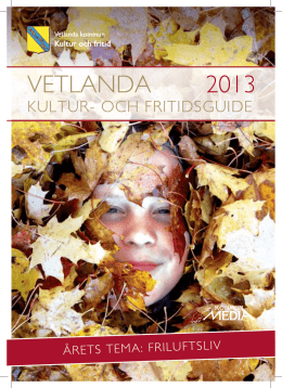 VETLANDA 2013 - Destination Vetlanda