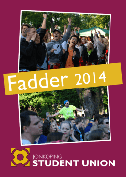 Fadder 2014 - Jönköpings Studentkår