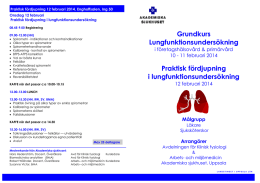 Program ht 2013.pub - Arbets- och miljömedicin | Uppsala