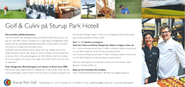 Golf & Culini på Sturup Park Hotell