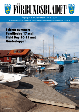 Nr 2 2014.pdf - FRO Stockholm, Grimsta