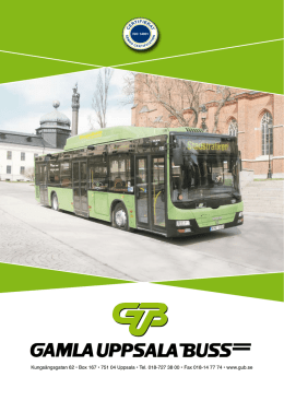 AB Prebus - Gamla Uppsala Buss
