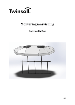 Balconella - Monteringsanvisning