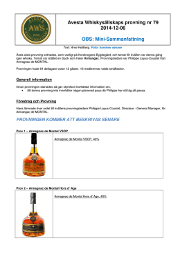 P79 - AWS - Avesta Whiskysällskap