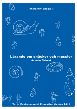 Lärande om snäckor och musslor 76 sidor