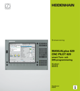 smart.Turn MANUALplus 620 / CNC PILOT 620