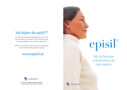 Var köper du episil®? www.episil.se