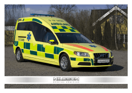 Nilsson Ambulans Broschyr - Nilsson Special Vehicles