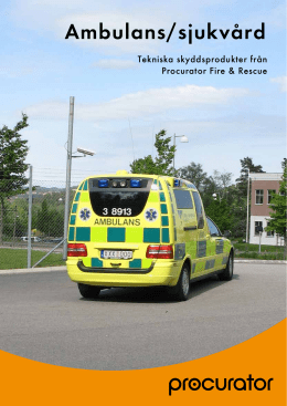 Ambulans/sjukvård