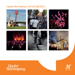 Upplev Norrköping i ord och bild 2012